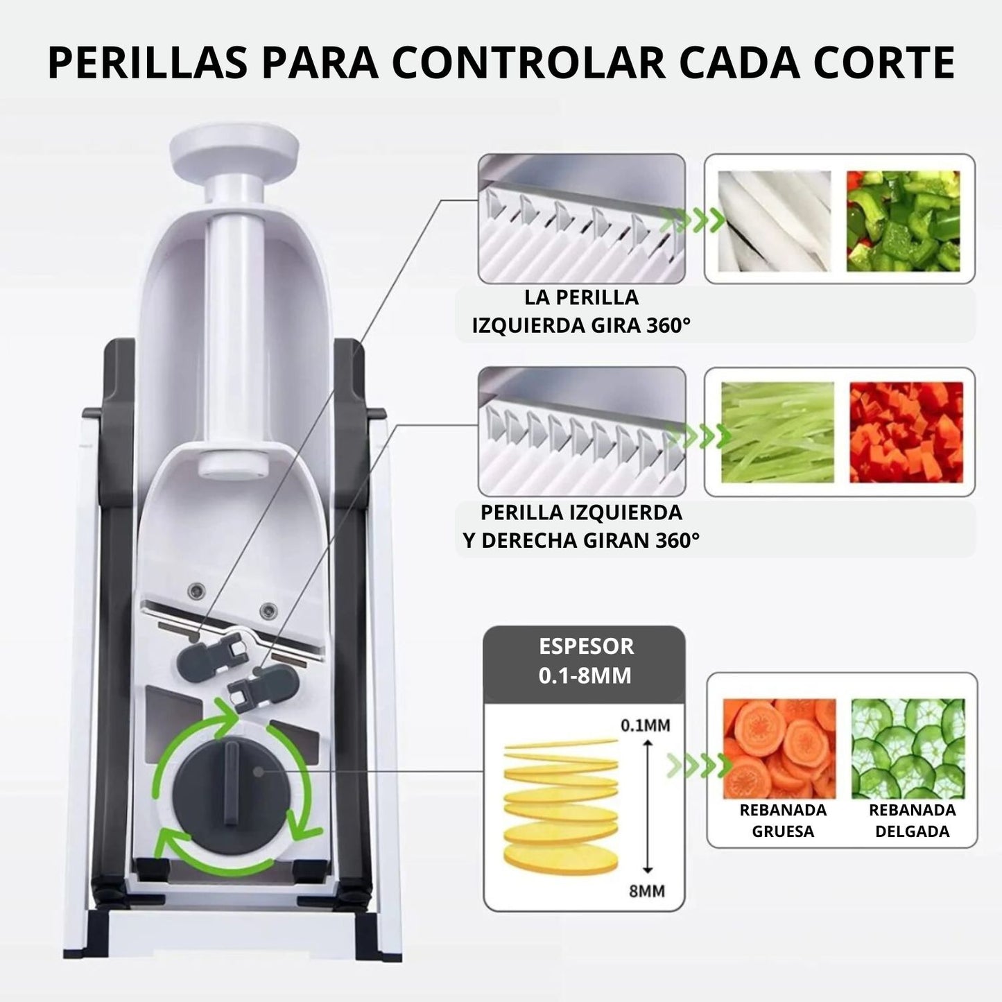 SlicerBox® - El Cortador de Verduras 4 en 1